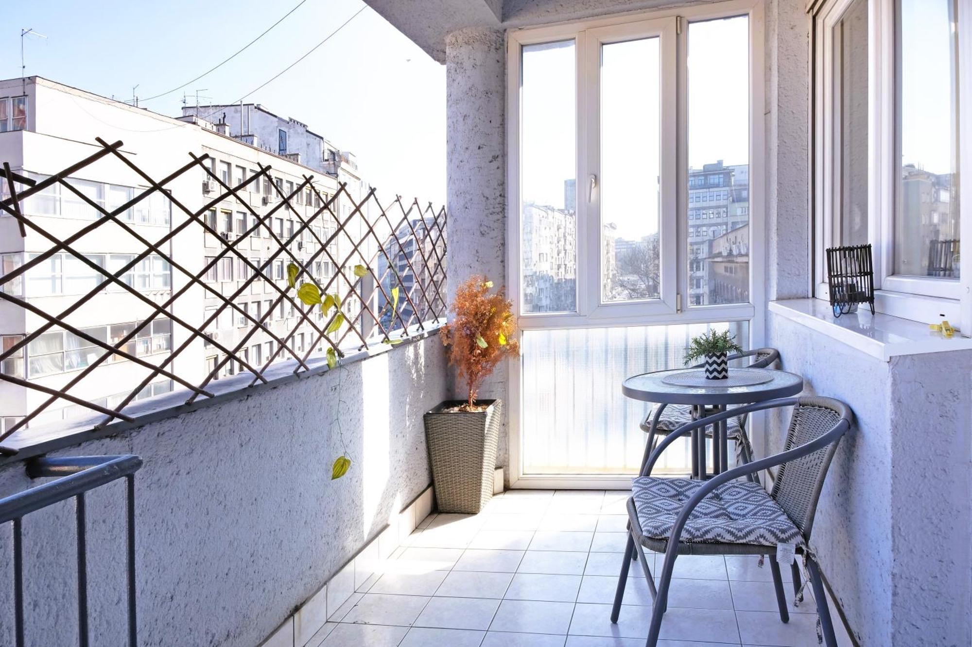 Windows City Apartment Belgrado Exterior foto
